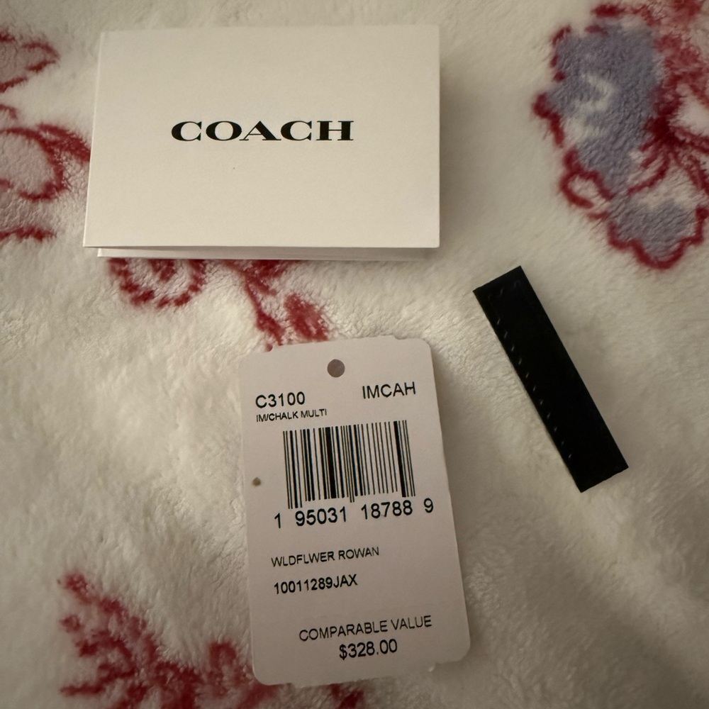 Coach Cream and Pink Floral Satchel Set - Picture 5 of 7
